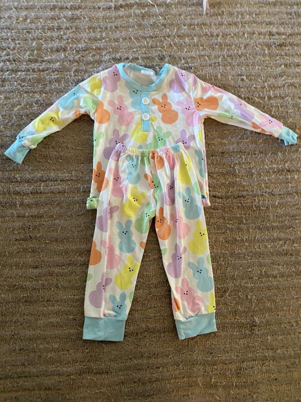 12-18 Month Boutique Easter Peep PJs